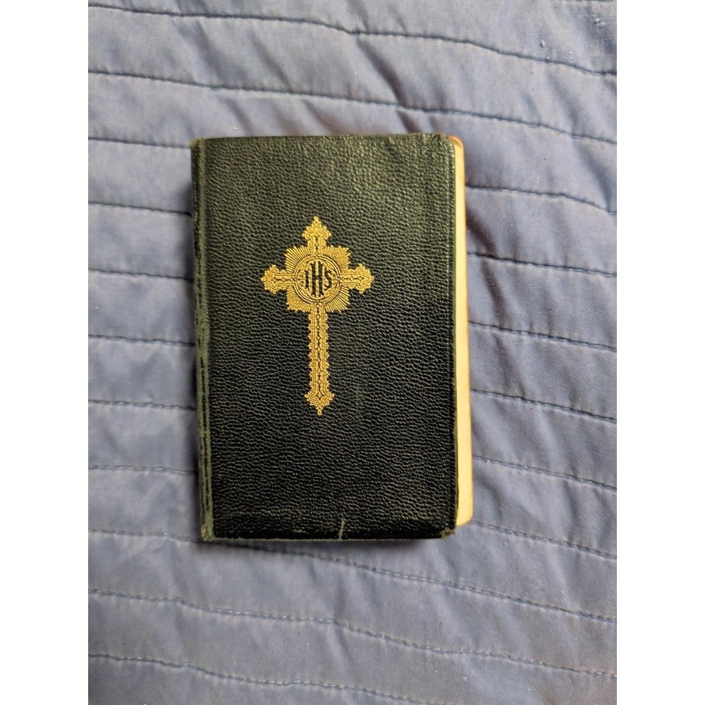 1953 Polish Catholic Prayer Book BÓG MÓJ I WSZYSTKO Pulaski WI - Repair Needed - Picture 1 of 6